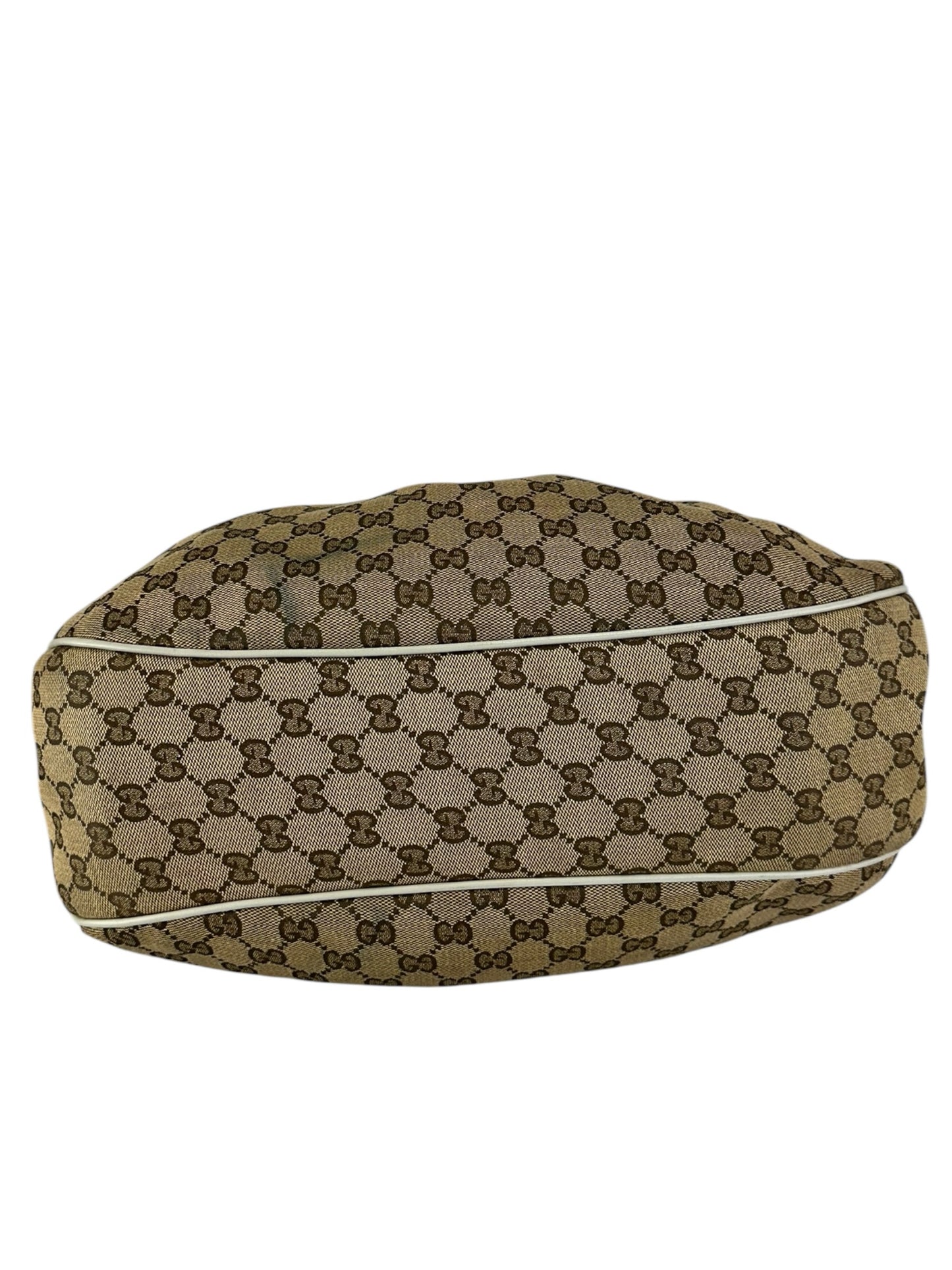 Gucci Tan Medium GG Canvas Sukey Shoulder Bag Designer Handbag