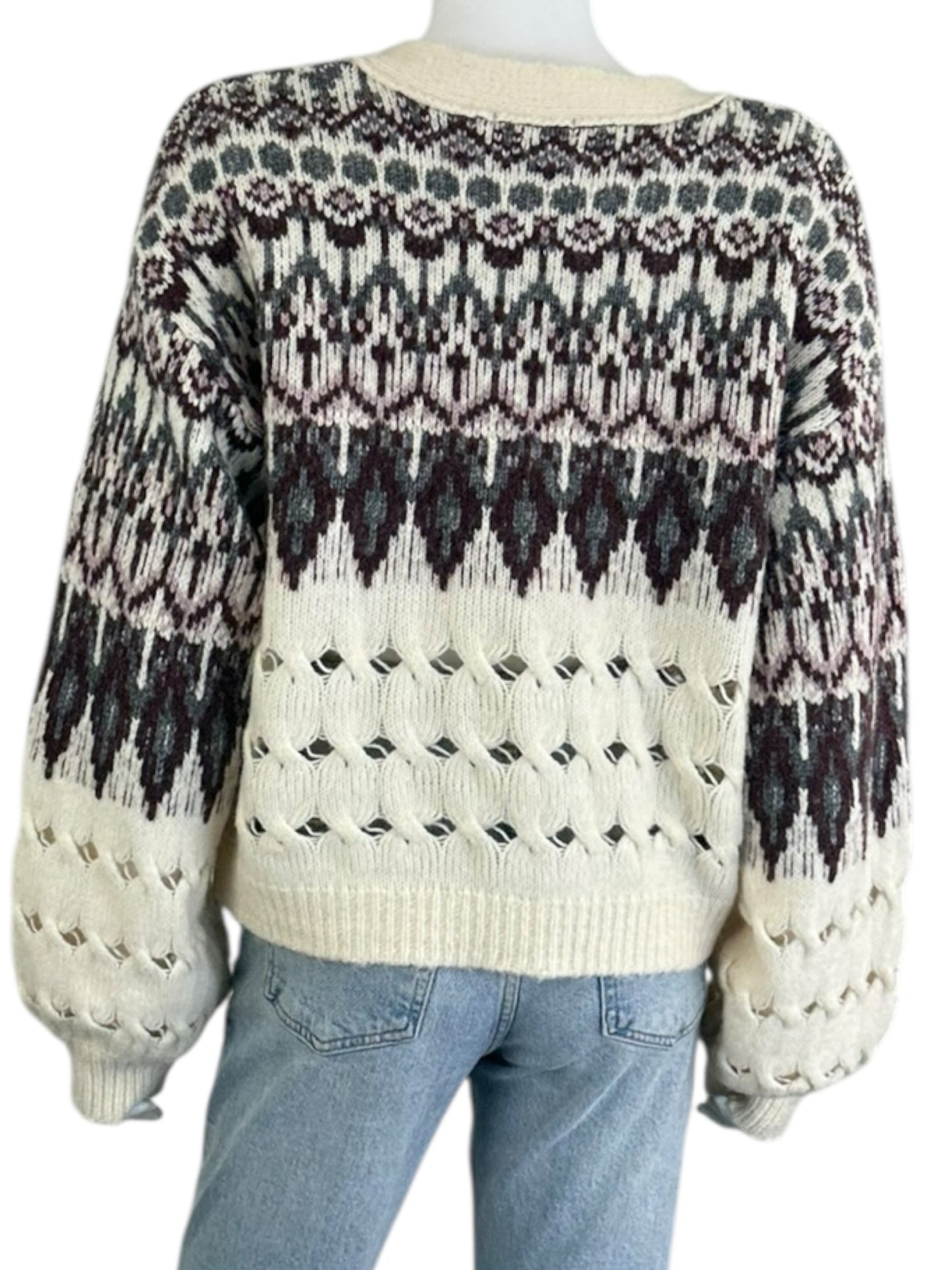 STEVE MADDEN NWT Irisa Sweater Cardigan Size L