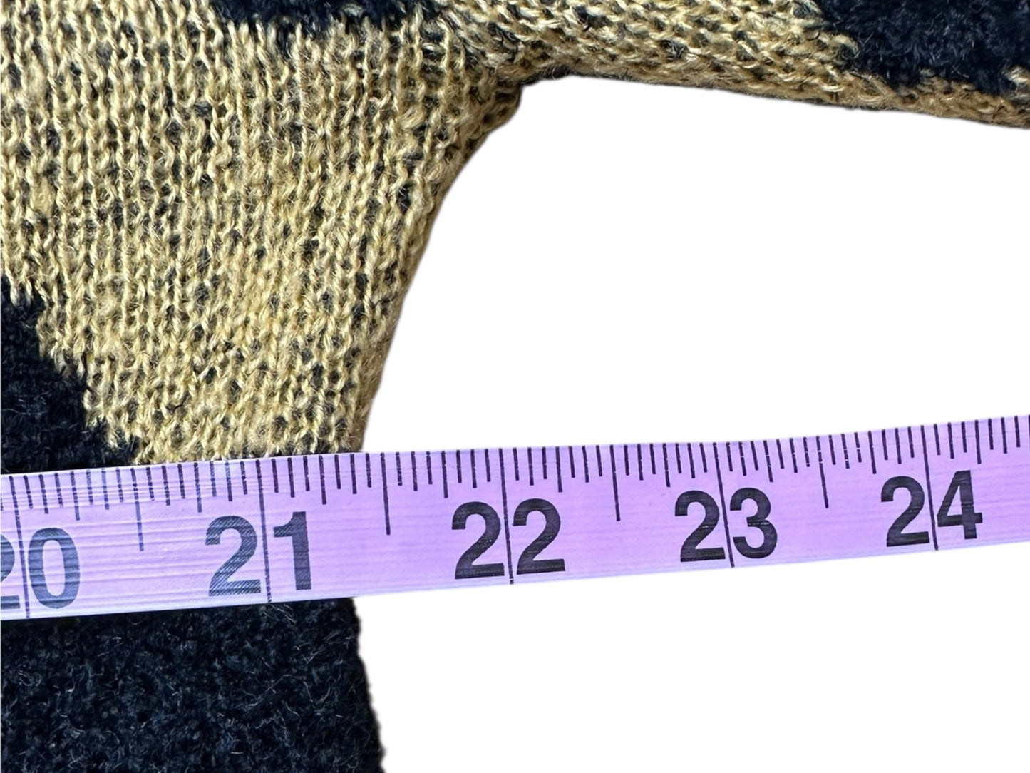 Sharon Young Leopard Tunic Sweater Size M