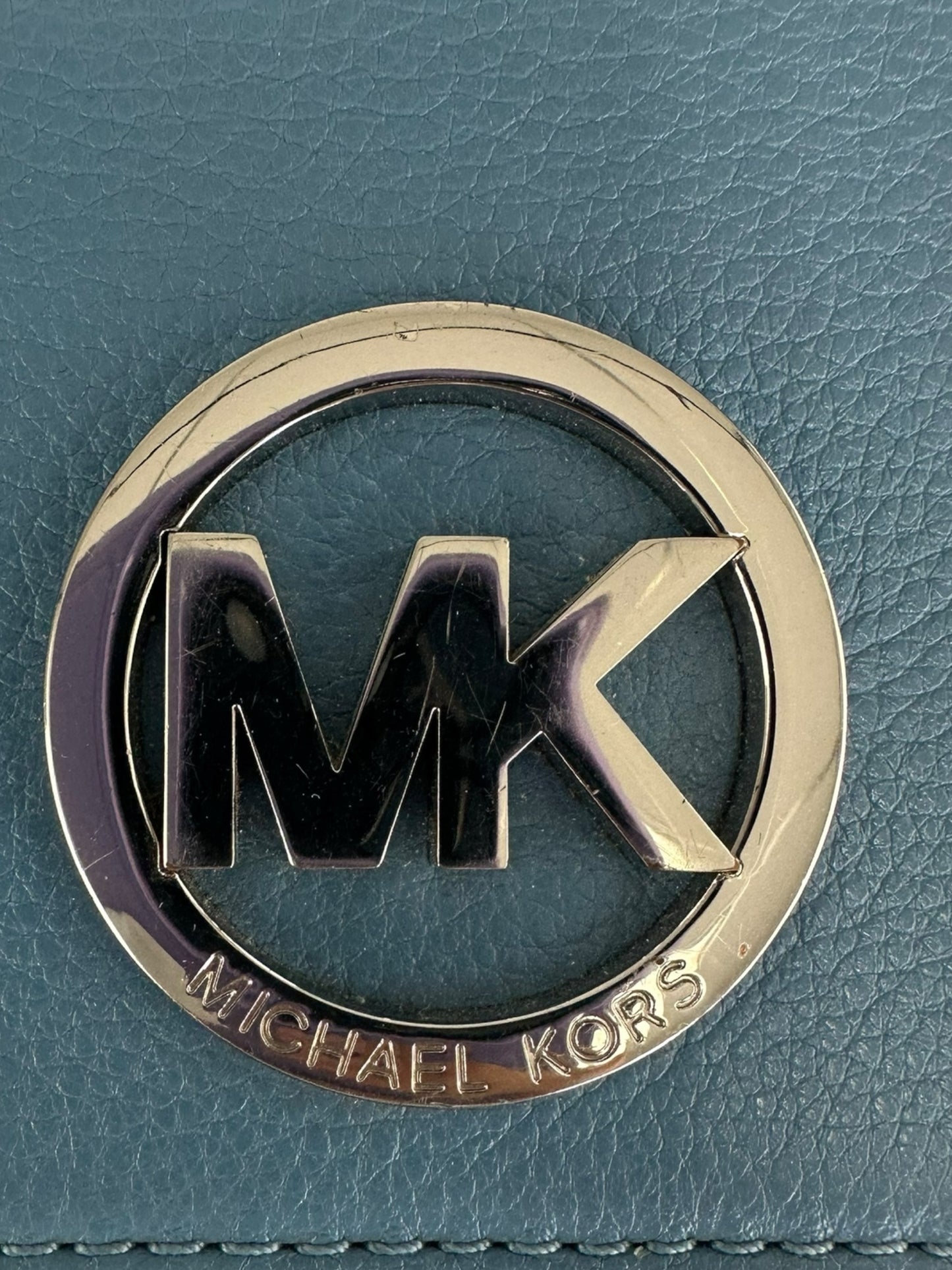 michael kors Blue Leather Wallet