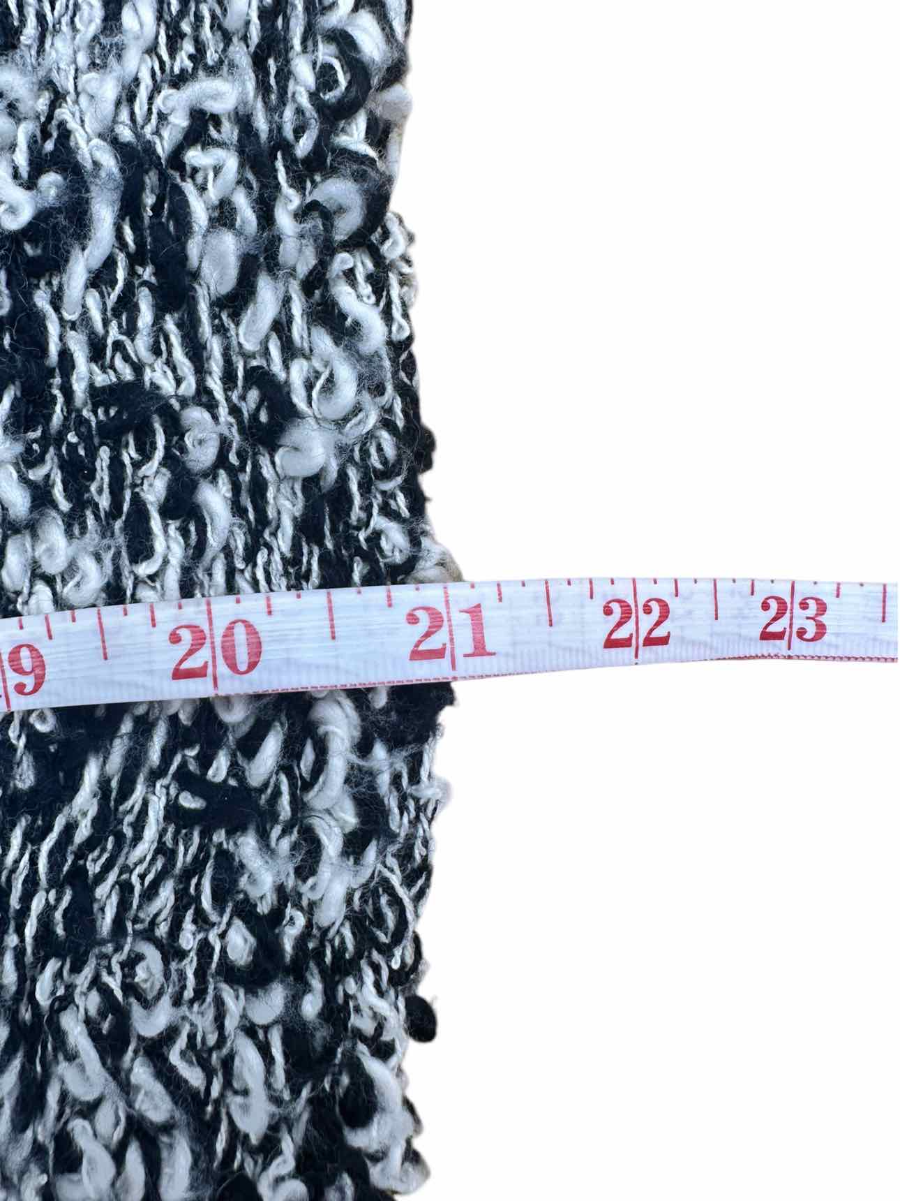 EILEEN FISHER Black and White Textured Cardigan Size XS