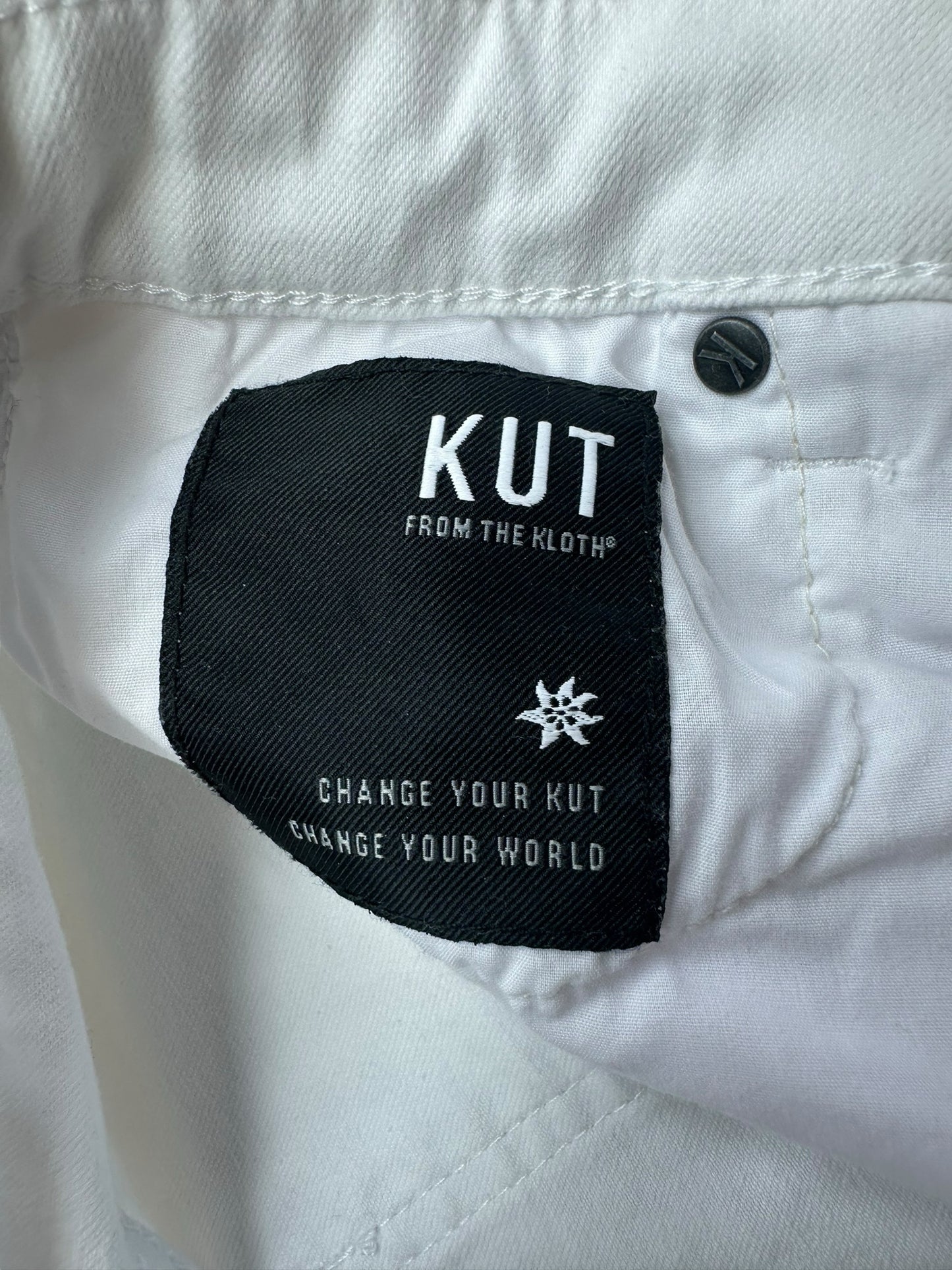 KUT from the Kloth White Skinny Jean Size 2
