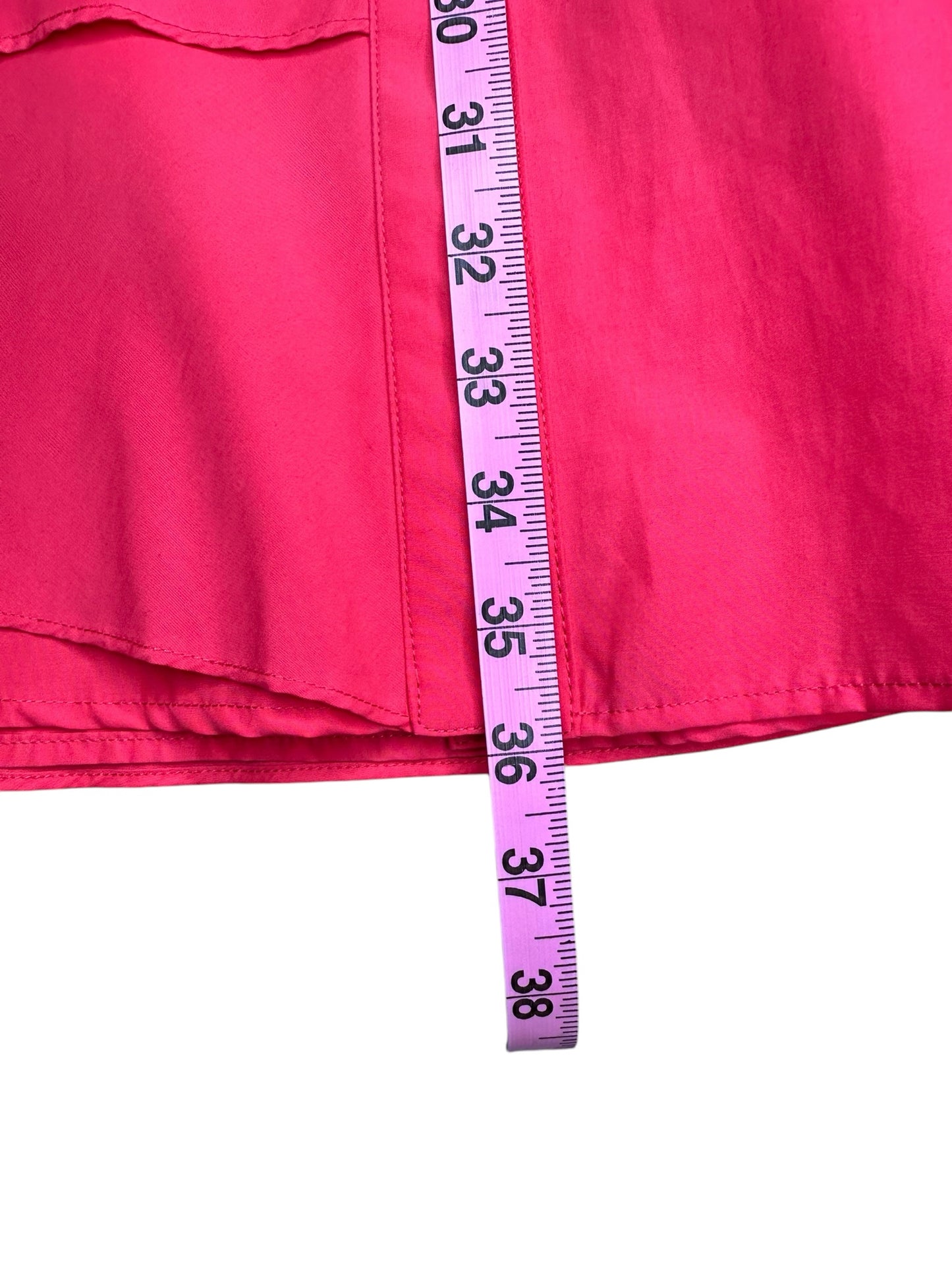 finley Pink Button Dress Size L