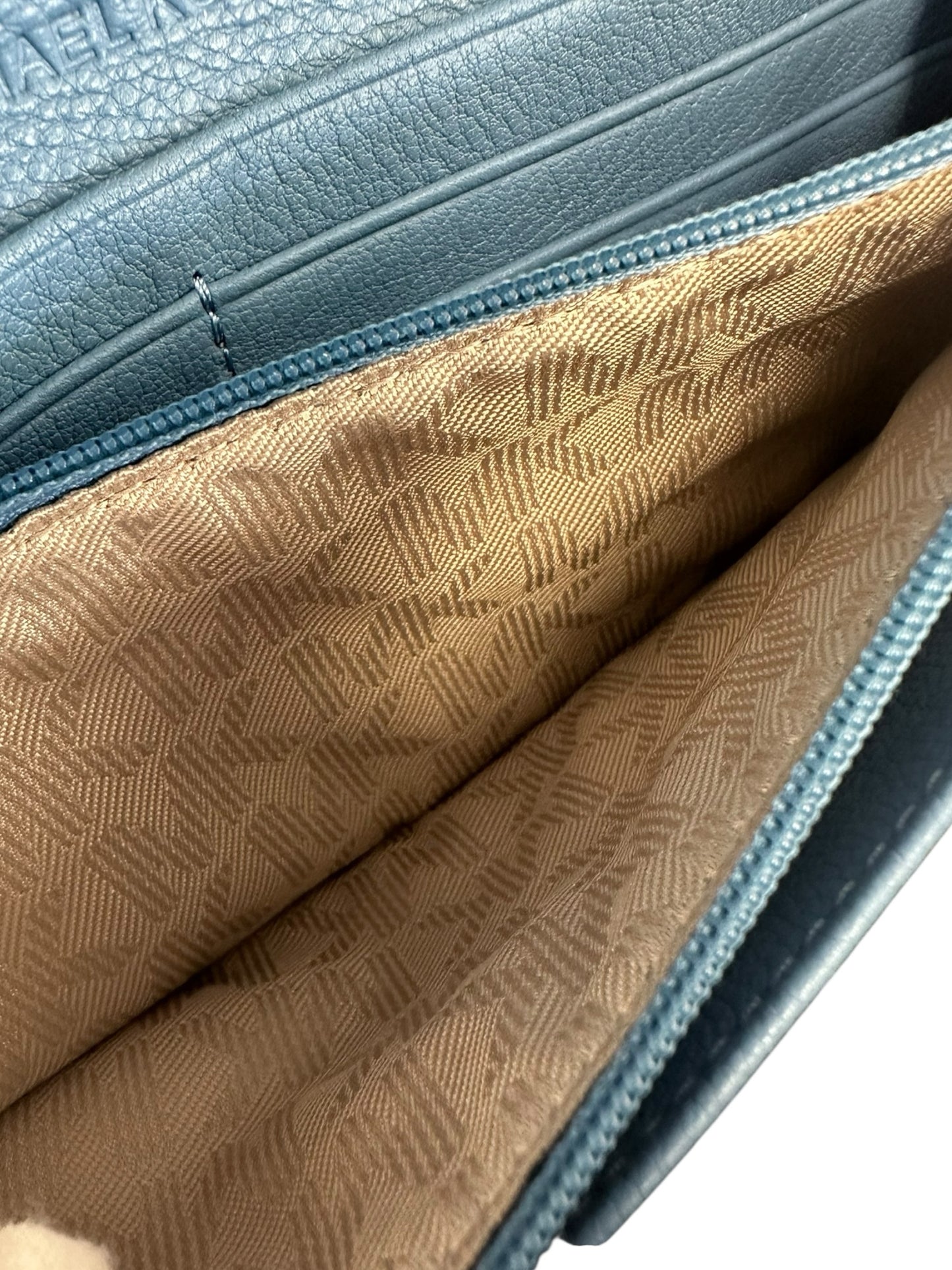 michael kors Blue Leather Wallet