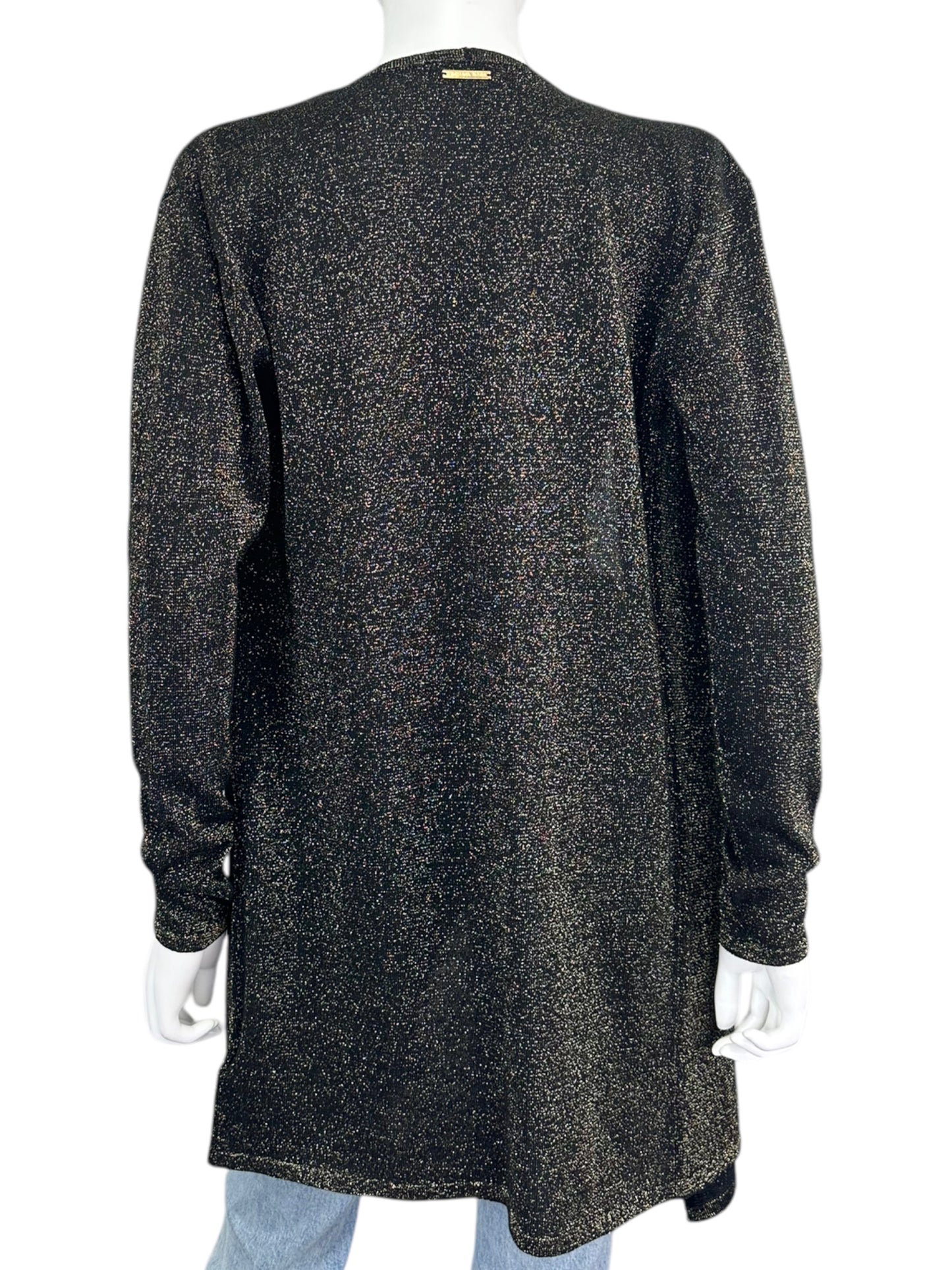 MICHAEL Michael Kors Black and Gold Cardigan Size XS