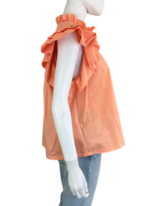 Bishop + Young NWT Coral Blouse Size M