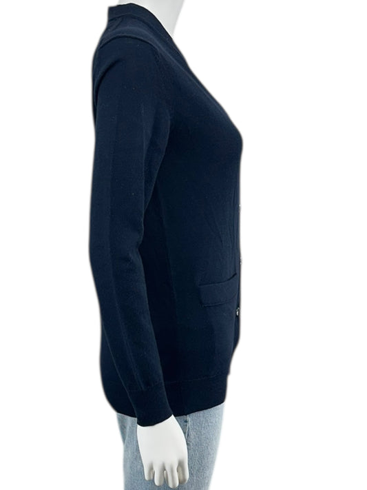Tory Burch NWT Navy Blue Sweater Cardigan Size
