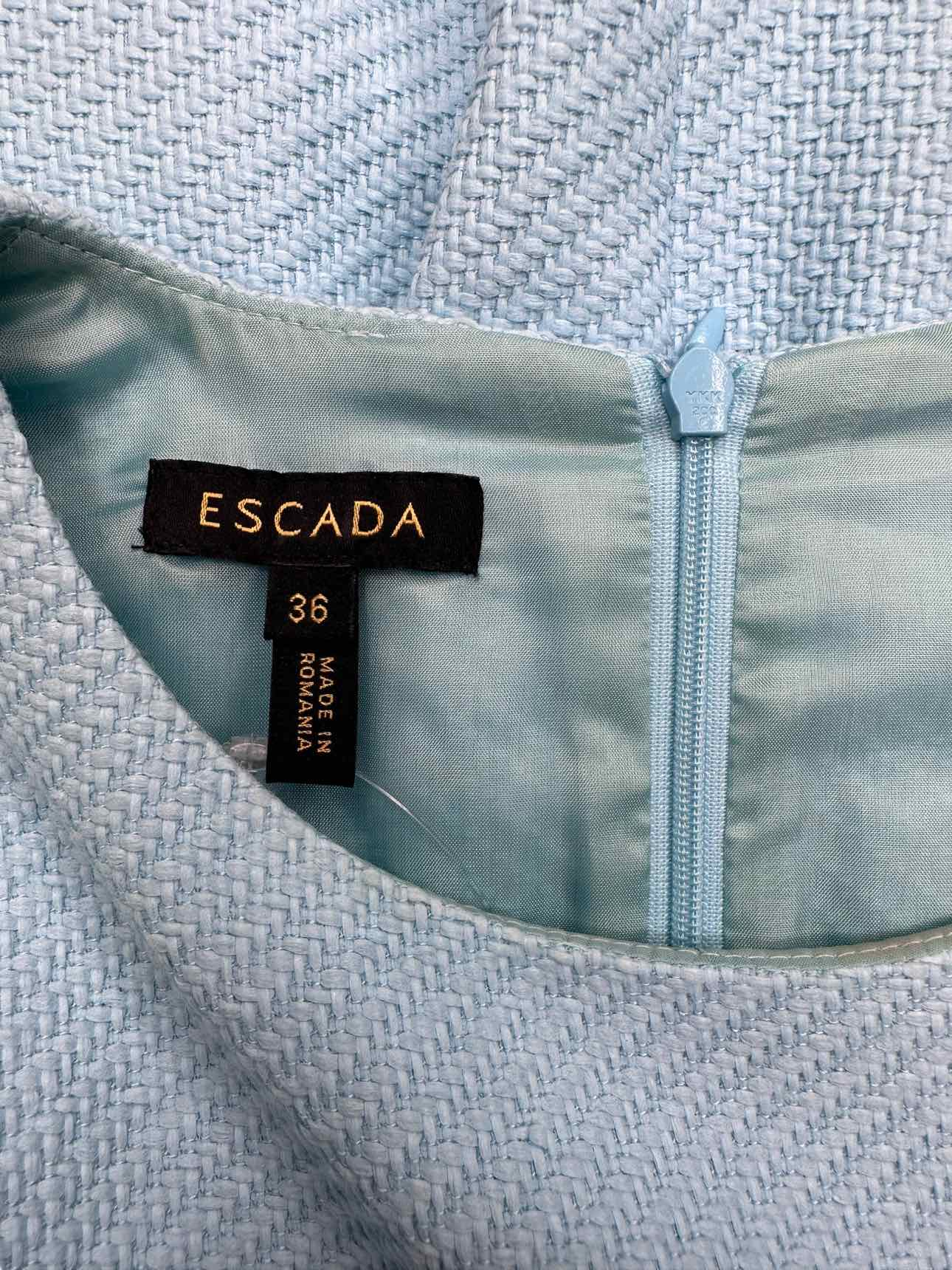 ESCADA Cerulean Blue Midi Dress Size 36
