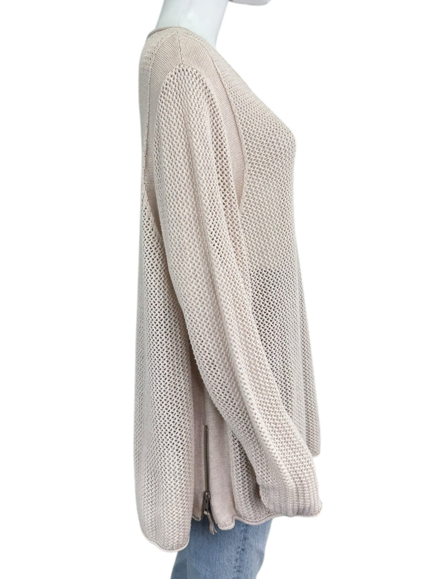 WRAP LONDON Cream Knit Coverup Size XL