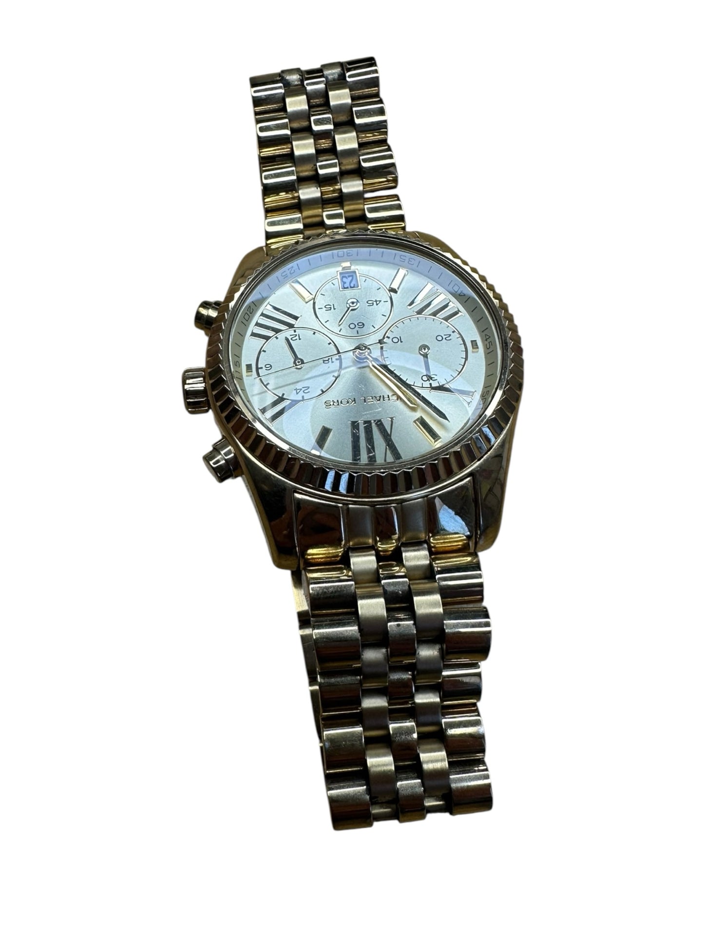 MICHAEL KORS Gold Chronograph Lexington Watch