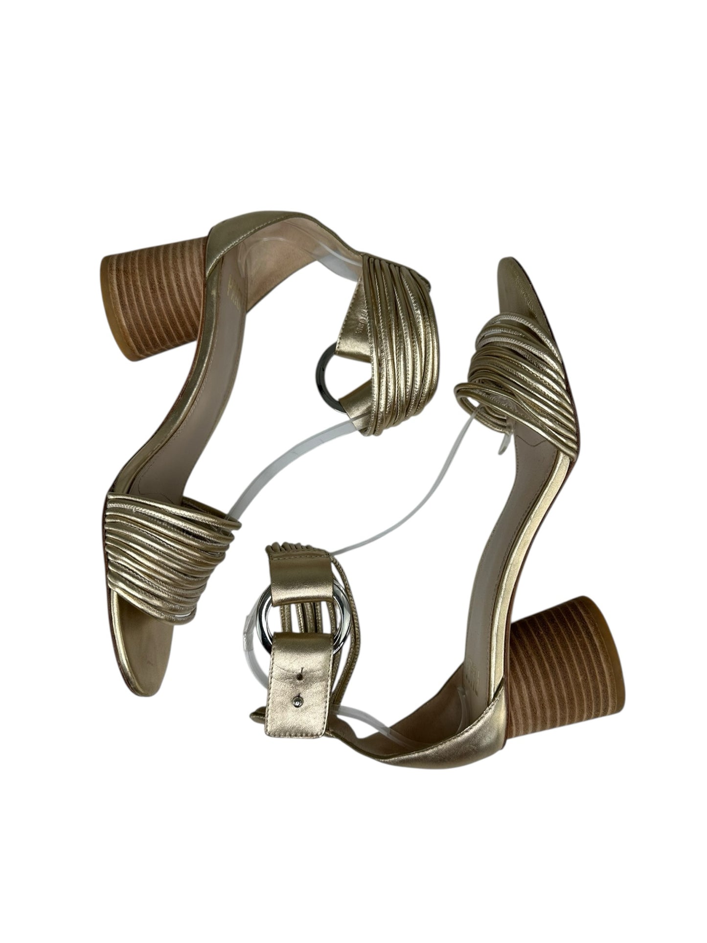 PAIGE Gold Strappy Sandals Size 9