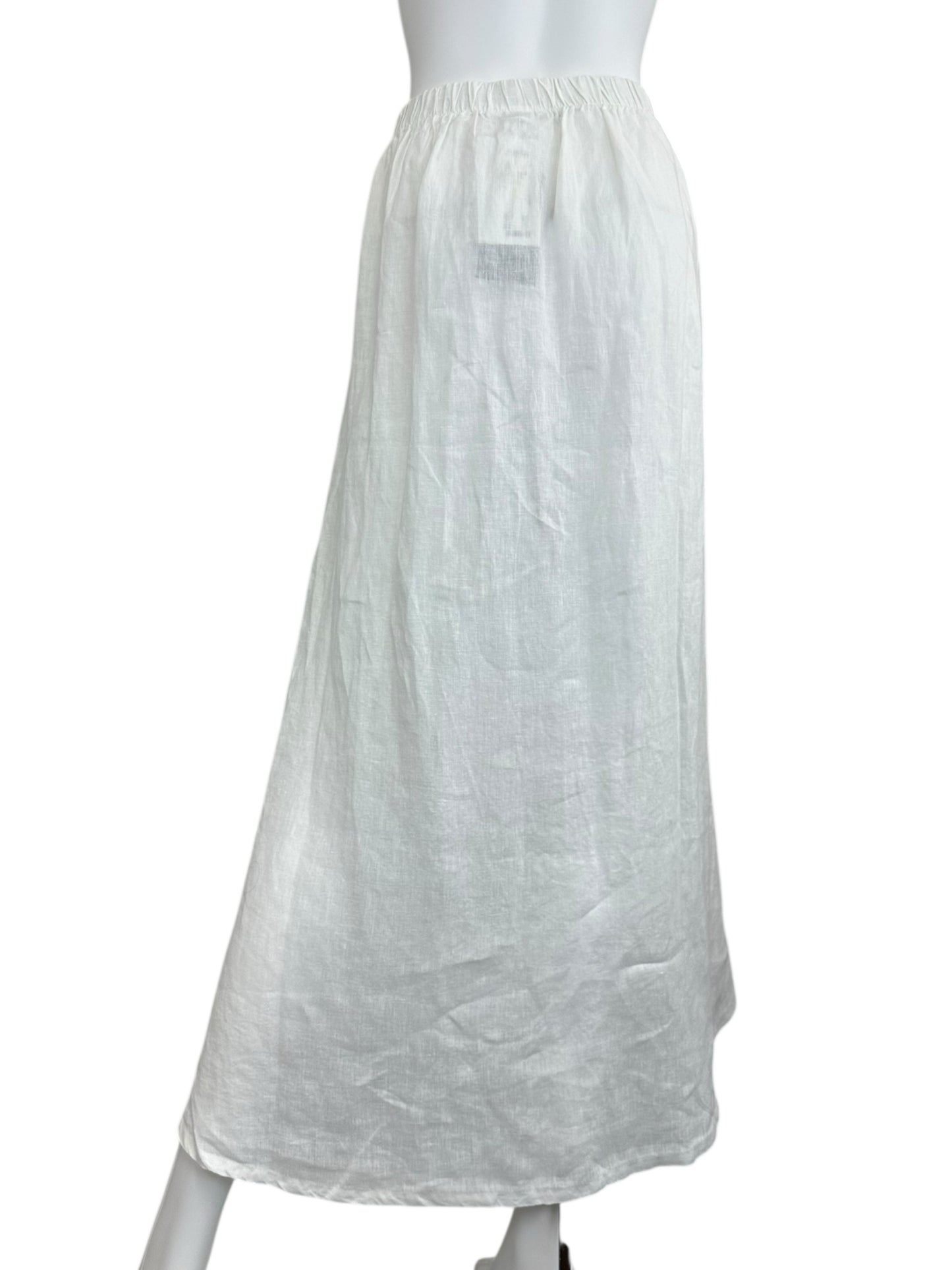 Bryn Walker NWT White 100% Linen CINZIA Skirt Size XXL
