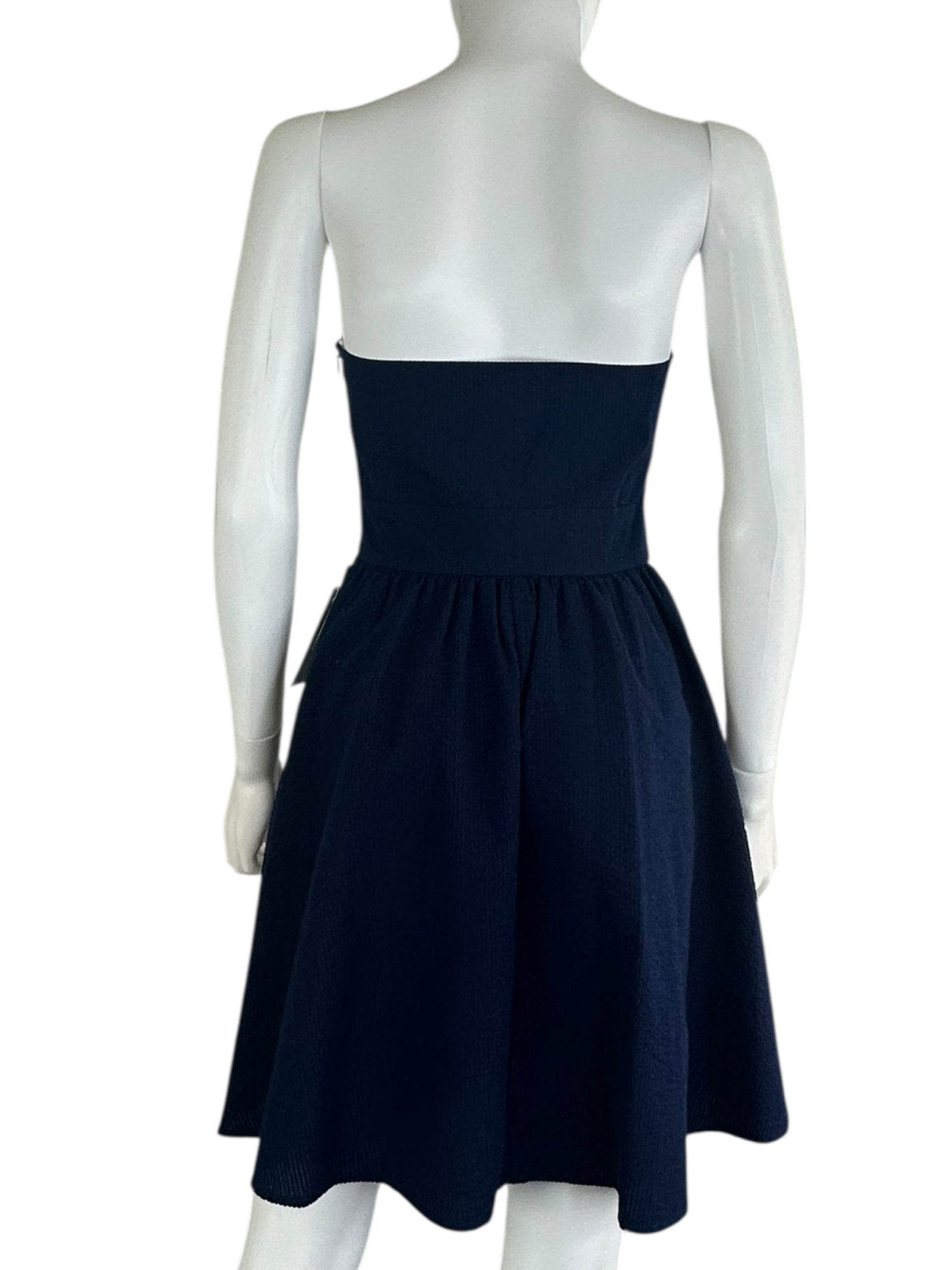 Lauren James NWT Navy SAVANNAH Strapless Mini Dress Size S