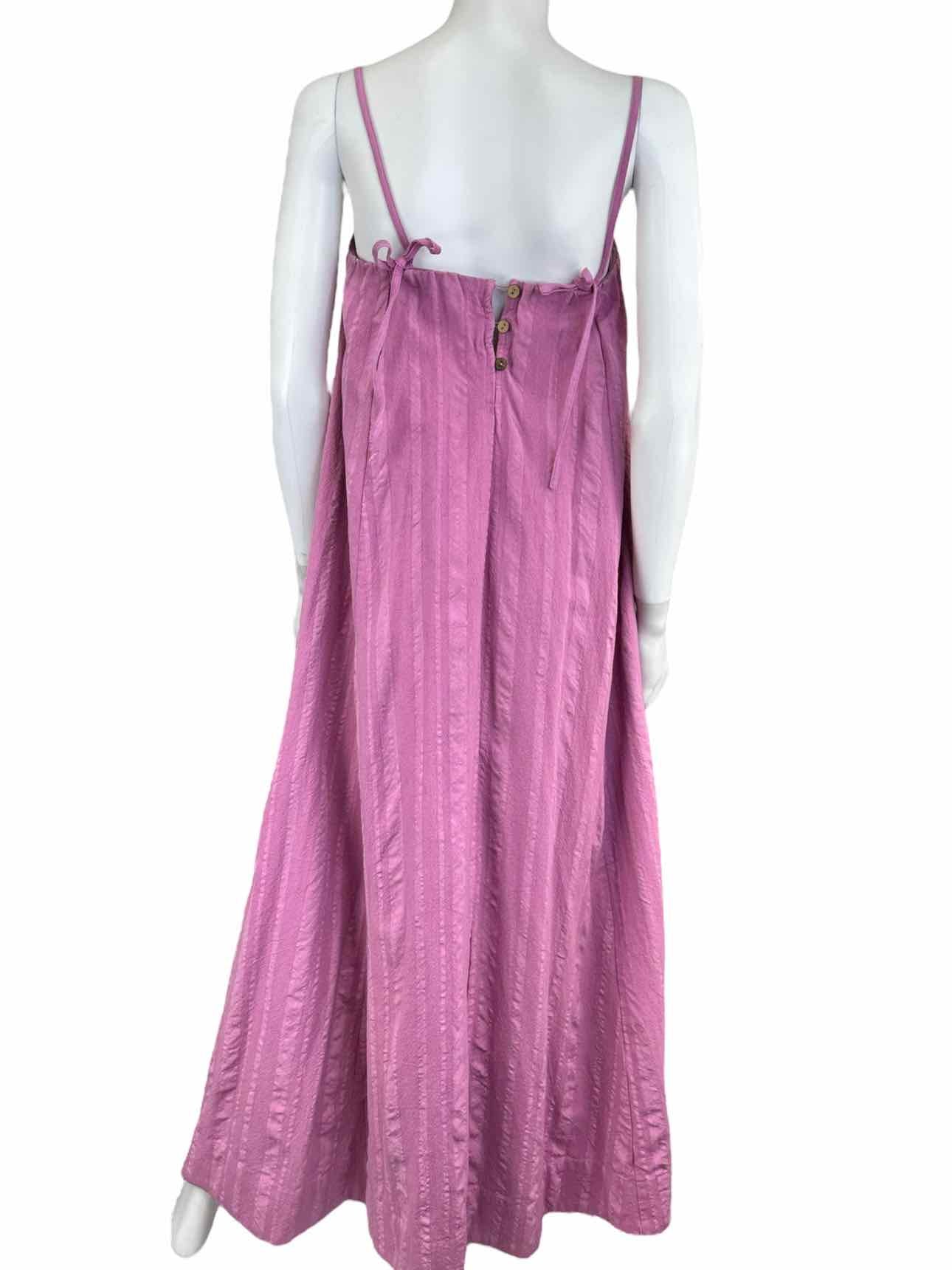 Free People Pink Maxi Dress with Spaghetti Straps Size S