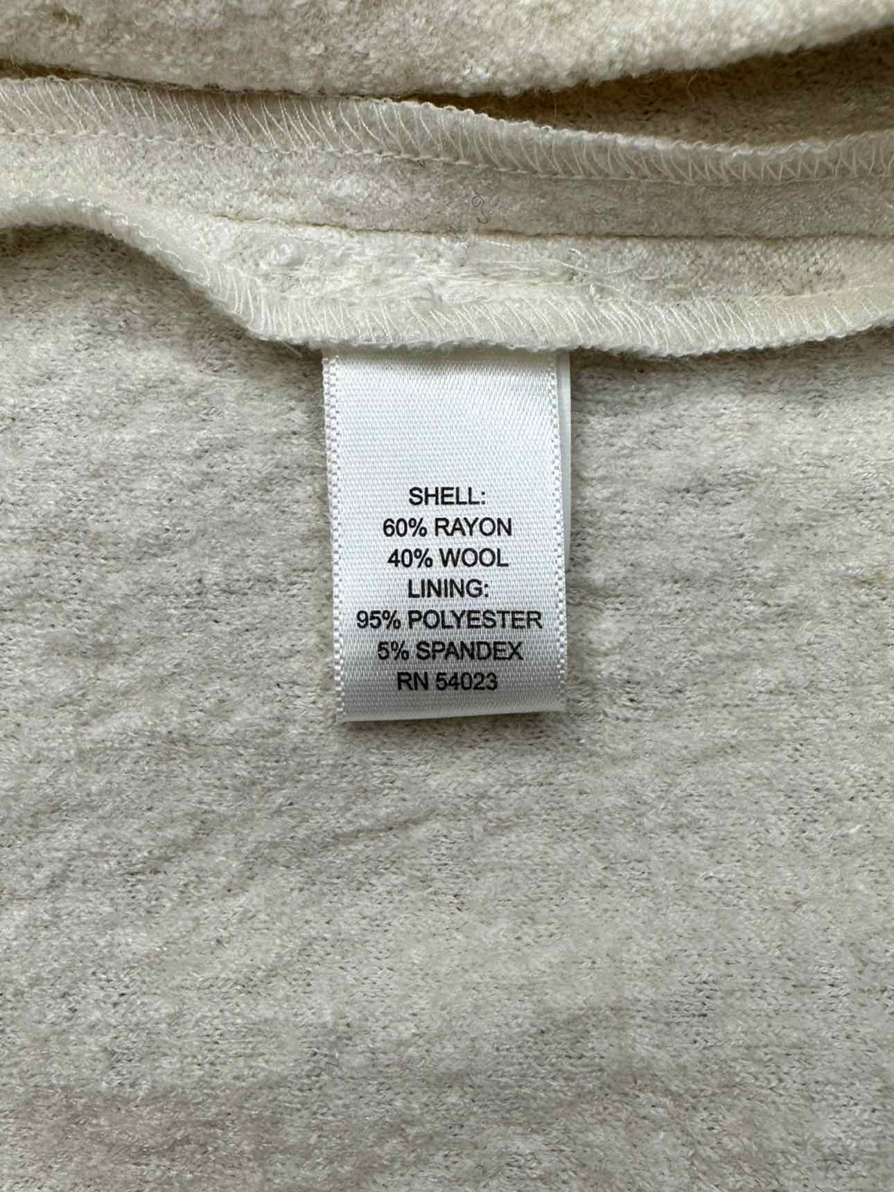 Banana Republic NWT Cream Wool Pencil Skirt Size 2P