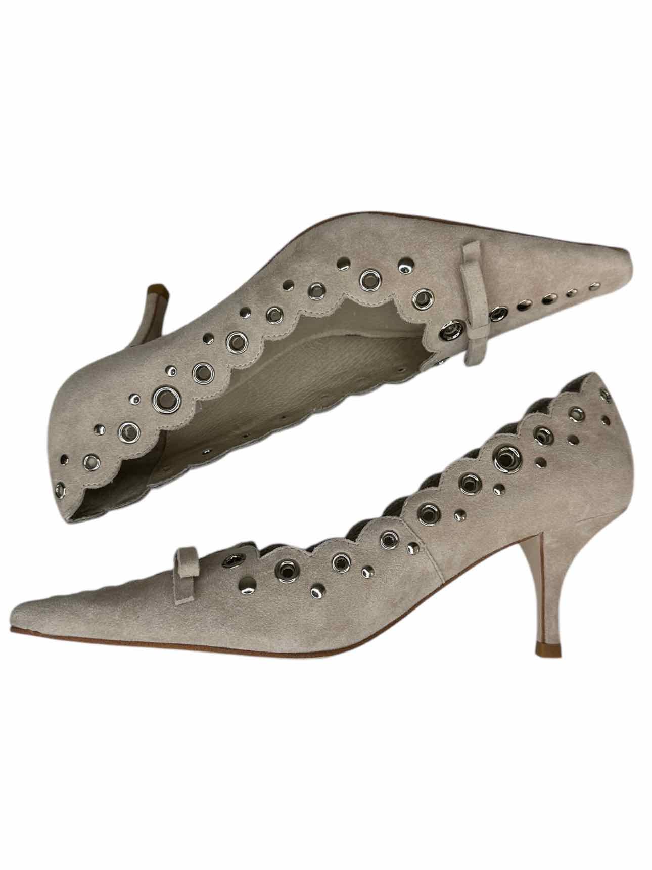 jeffery campbell NWT Notion Nude Suede Pump Size 6.5
