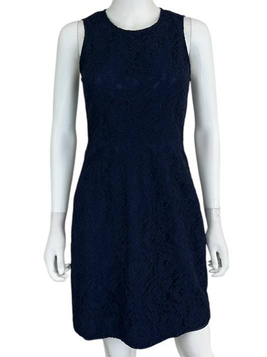 J. Crew Navy Mini Cocktail Dress Size 2