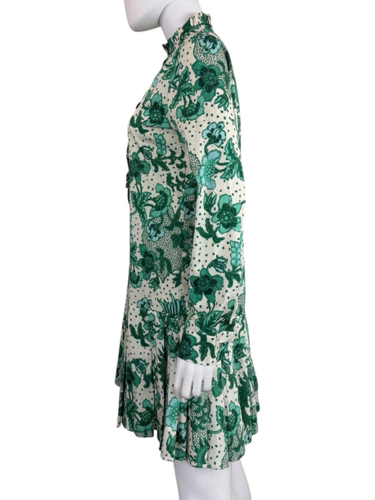 TUCKERNUCK Green Paisley Mini Dress Size M
