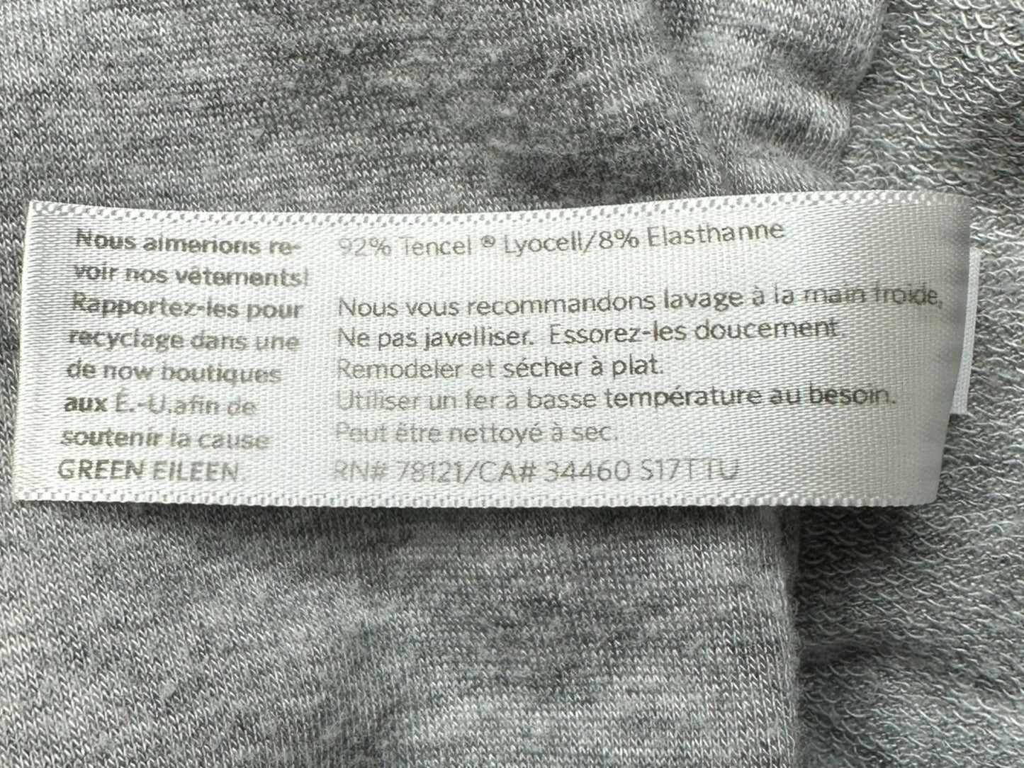 EILEEN FISHER Gray Knit Casual Jacket Size M