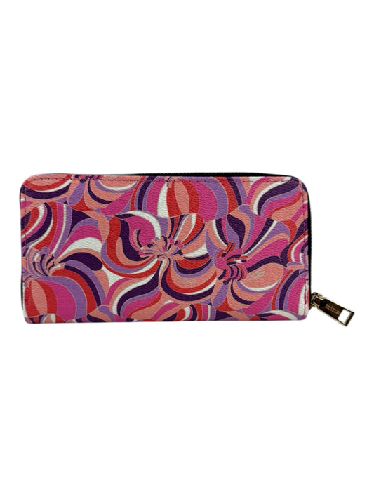 trina TRINA TURK Sea Anemone Long Zip Around Wallet