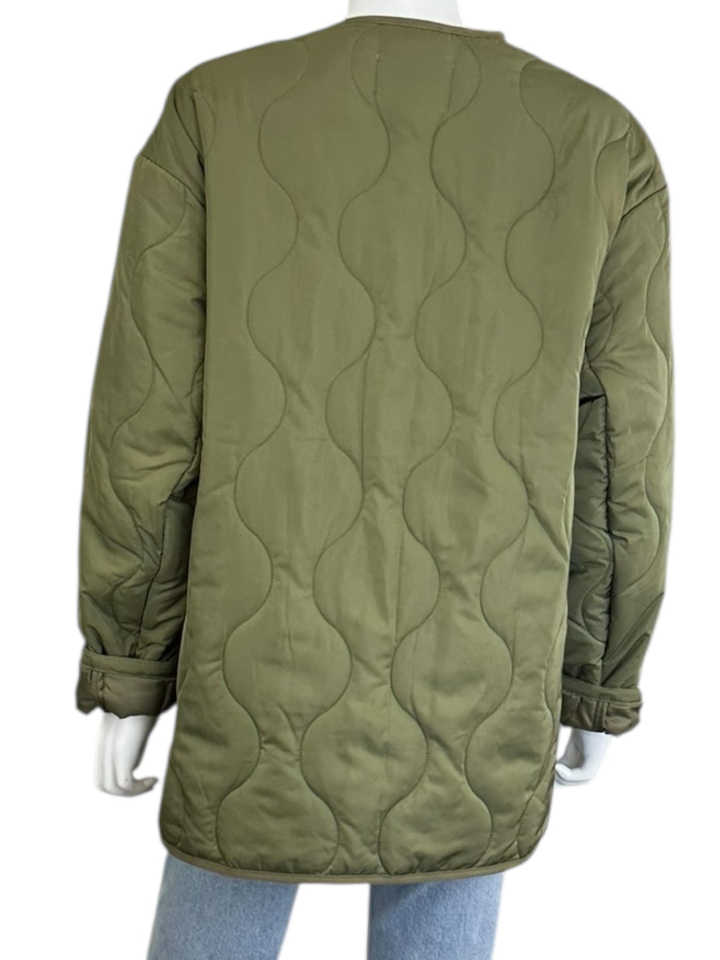 PISTOLA NWT Green ELVA Quilted Jacket Size M