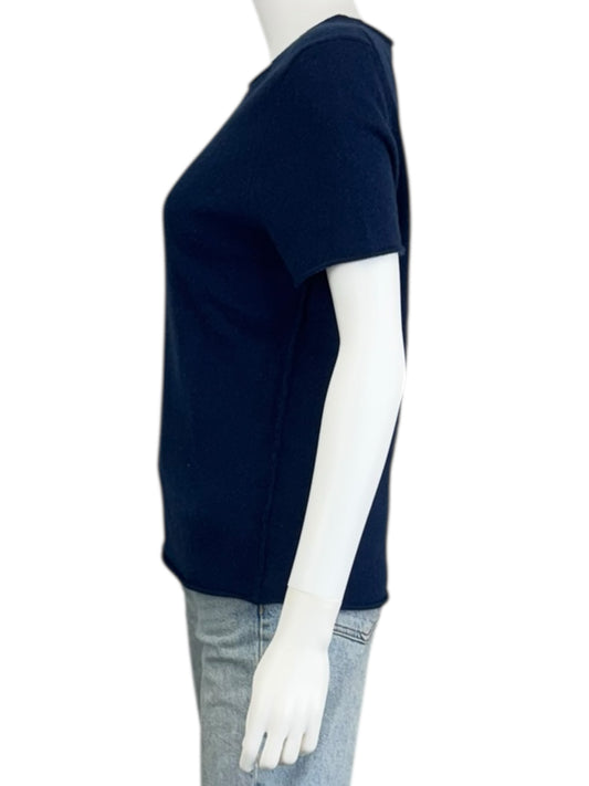 SKULL CASHMERE Navy 100% Cashmere Sweater Size M