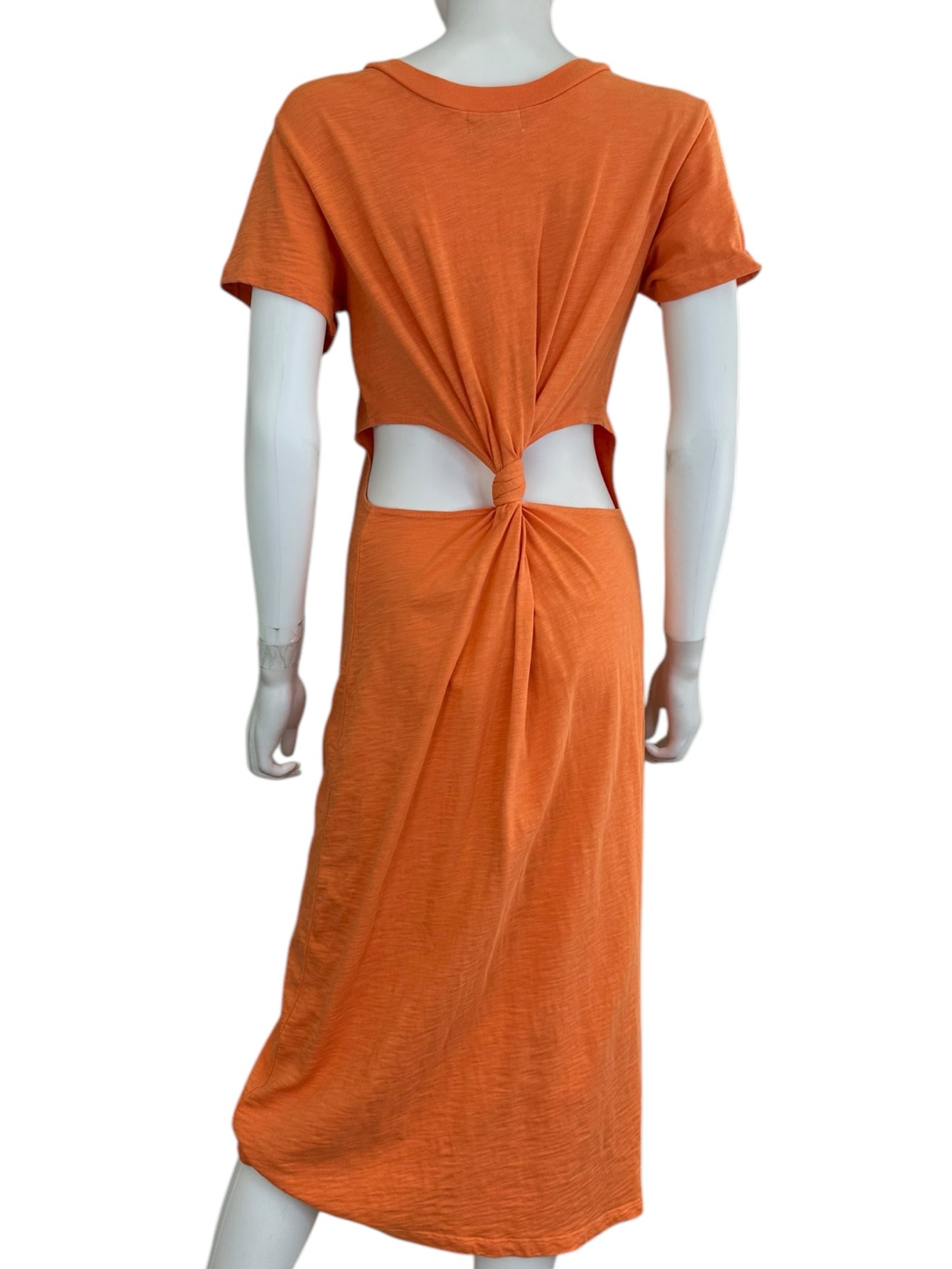 LNA Orange Knit Casual Dress Size M