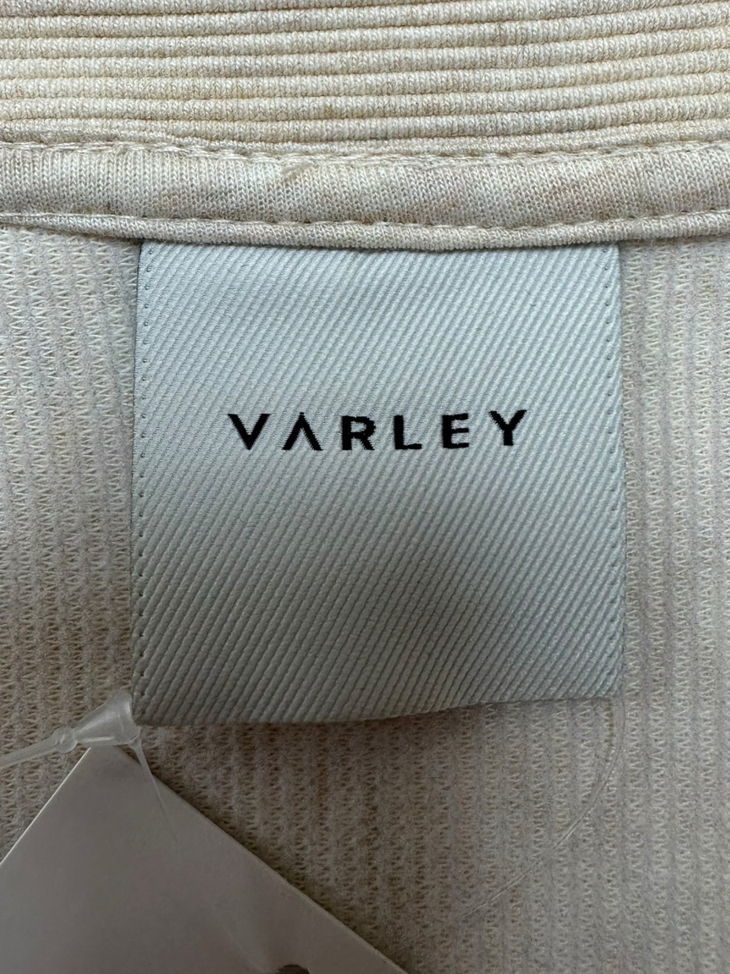 VARLEY Cream Rosanne Zip Through Sweat Jacket Size M