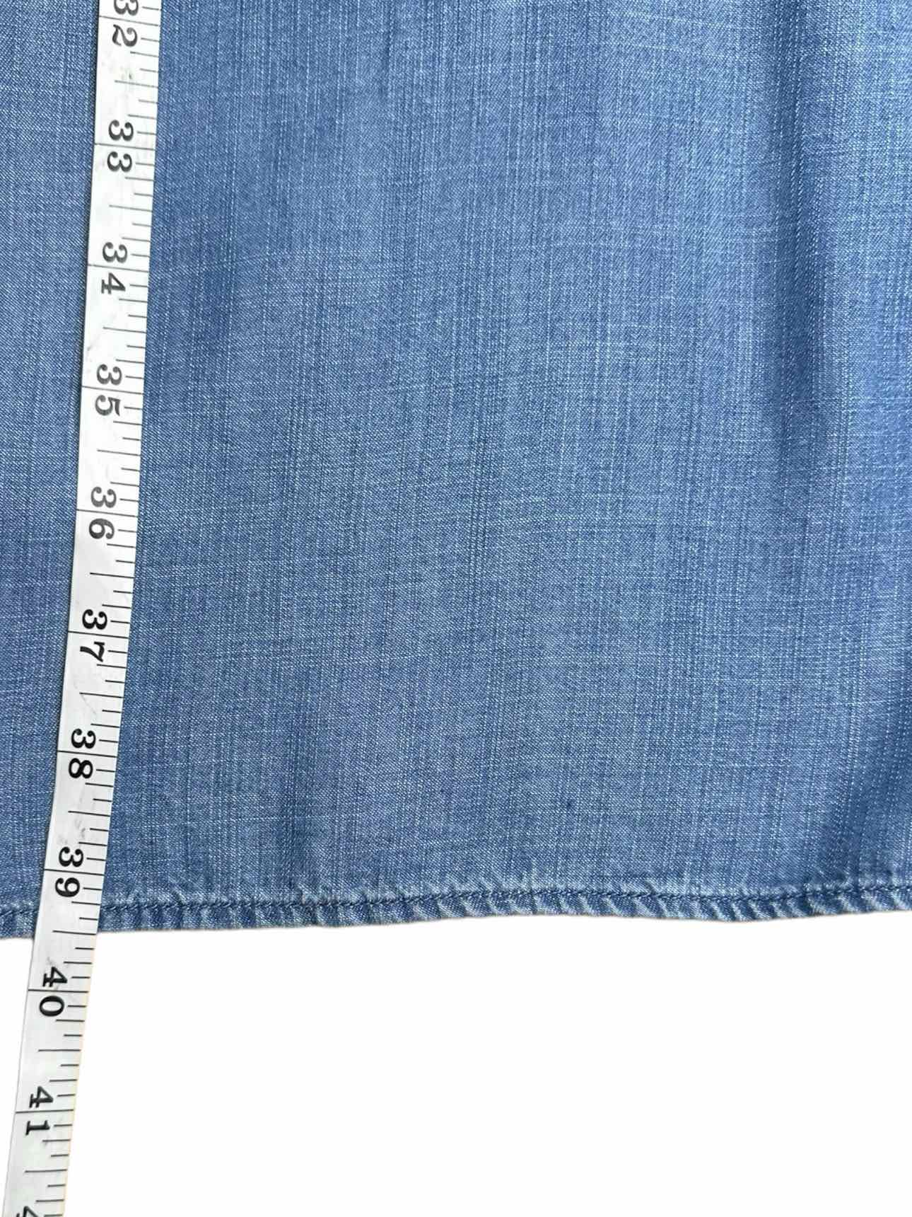 chelsea & violet NWT Blue Chambray Halter Dress Size L