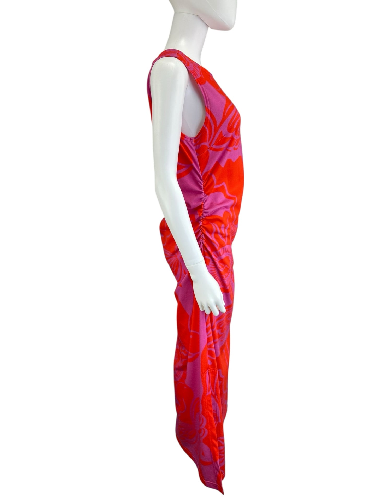 Alden Adair NWT Red Print Maxi Dress Size S