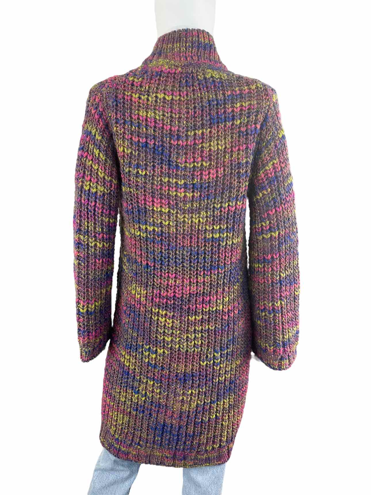 Sundance Multi-colored Wool Blend Duster Size M
