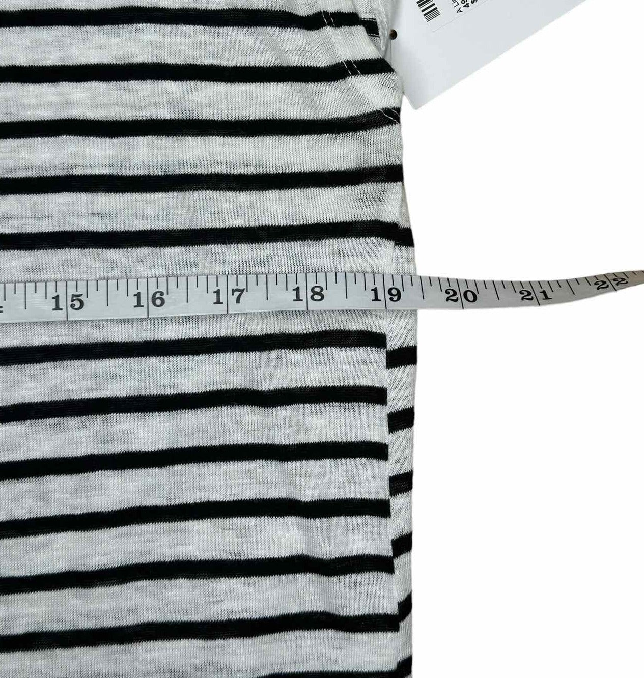 EILEEN FISHER Striped 100% Organic Linen Top Size XS
