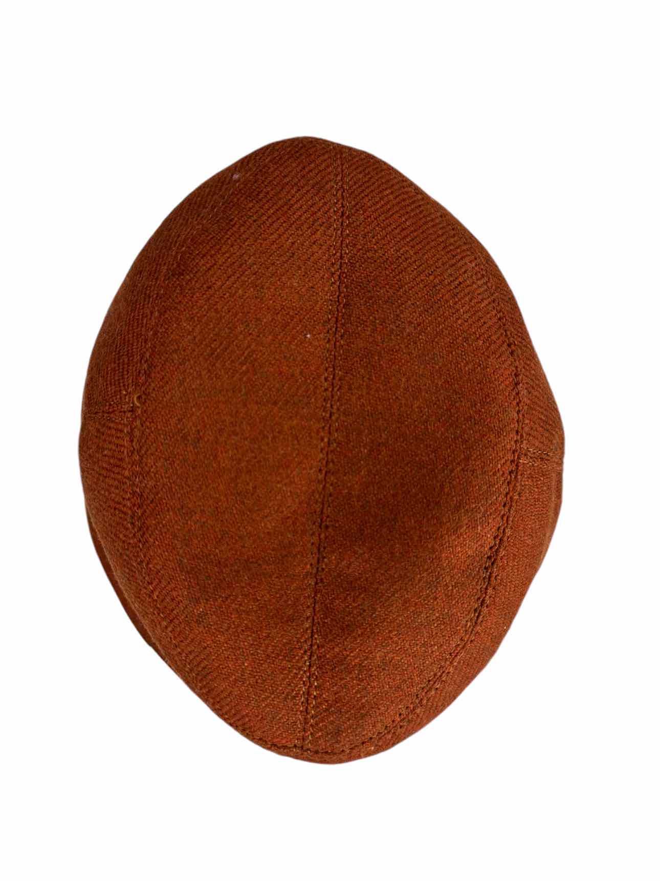 BURBERRY Burnt Orange Wool Bucket Hat Size M