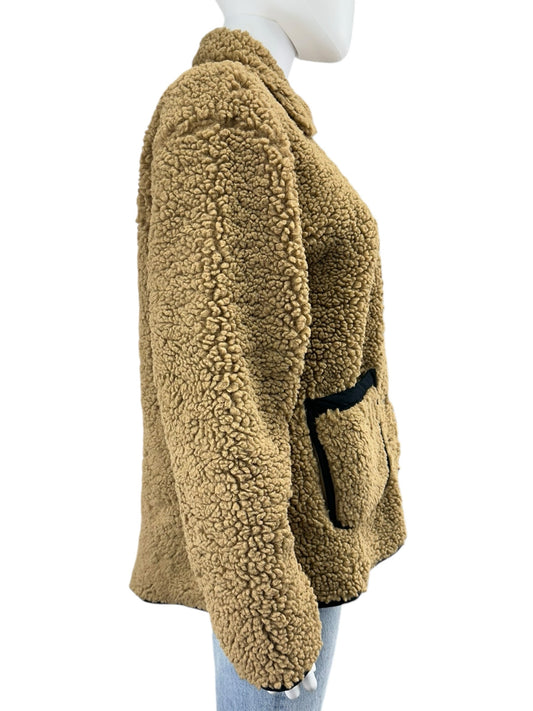 J. Crew NWT Brown Sherpa Jacket Size M