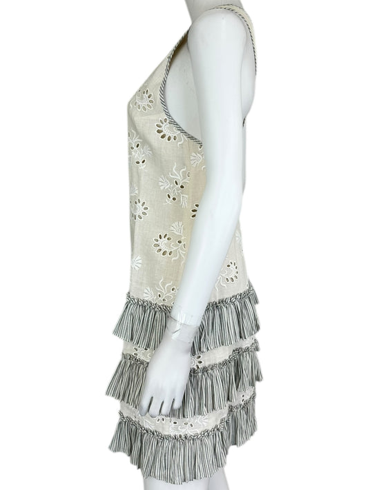 Rebecca Taylor Eyelet Mini Dress Size 2