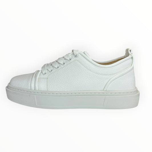 Christian Louboutin White Adolon Donna Low Top Sneakers Size 37