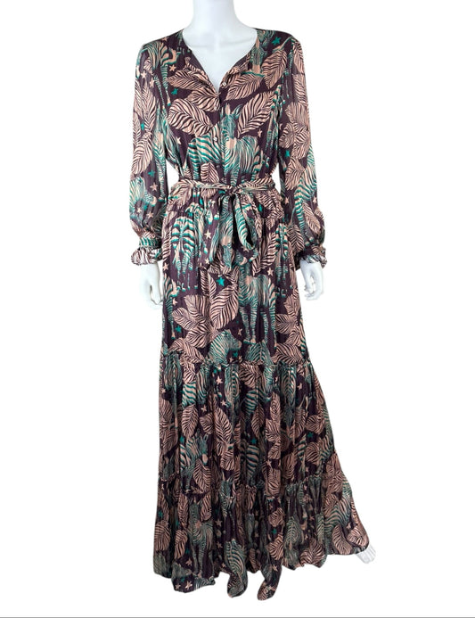 RAMY BROOK NWT 100% Silk Zebra Printed ENYA Dress Size L