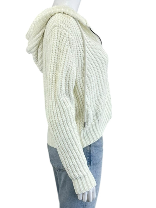 bella dahl Ivory Chenille Sweater Jacket Size S