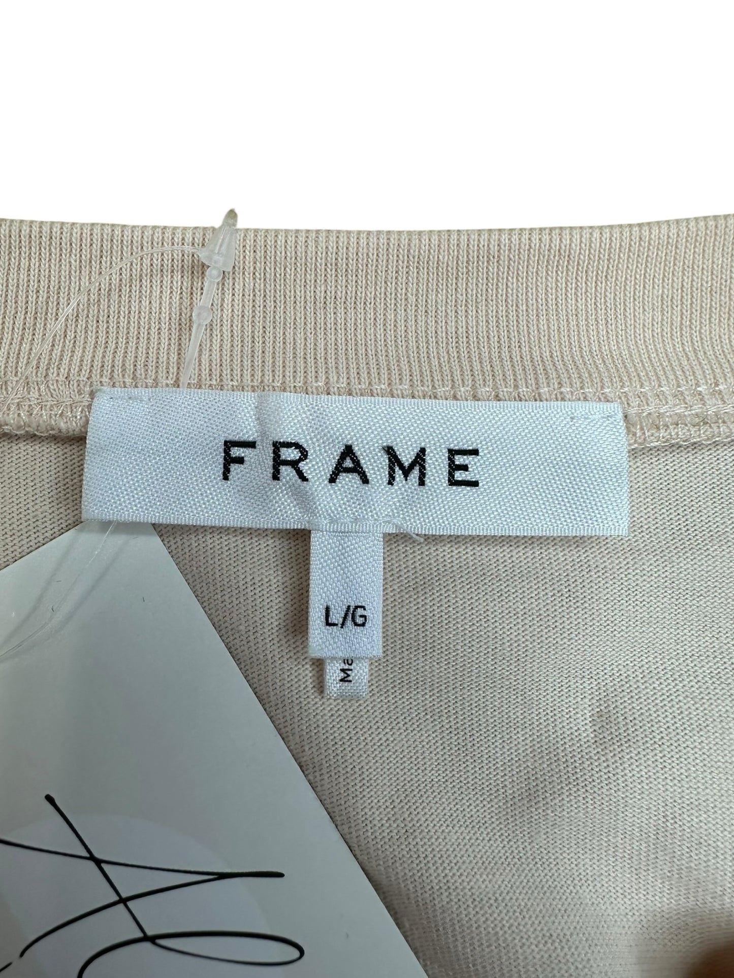 FRAME Pink Puff Sleeve Blouse Size L