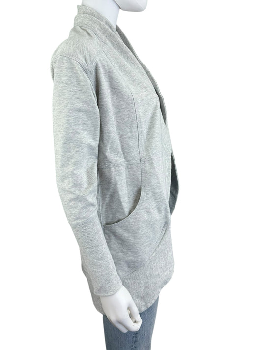 Eddie Bauer Gray Knit Jacket Size XS