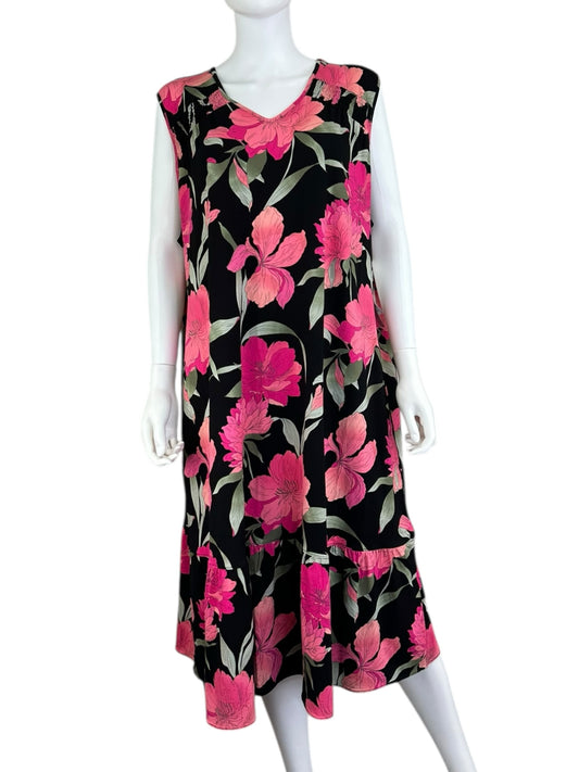 Chico's Floral Maxi Dress Size xxl