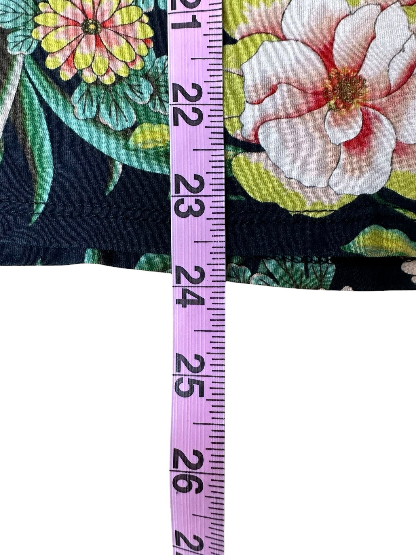 Johnny Was Floral Print Knit Top Size M