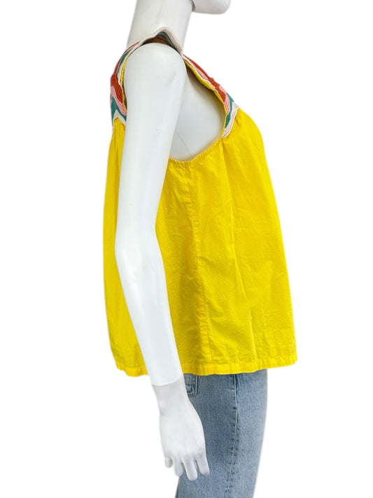 Corey Lynn Calter Yellow Embroidered Size M