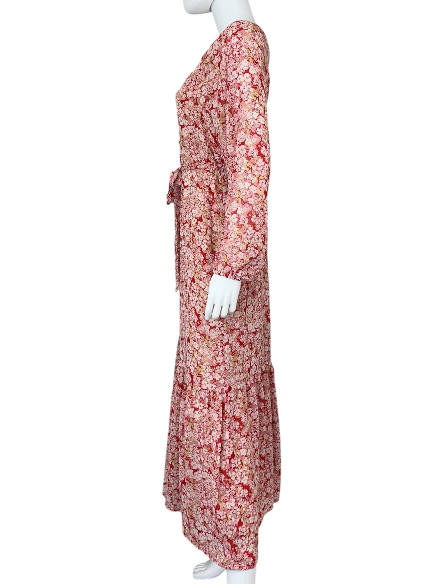 Z SUPPLY NWT Pink Floral Della Maxi Dress Size S