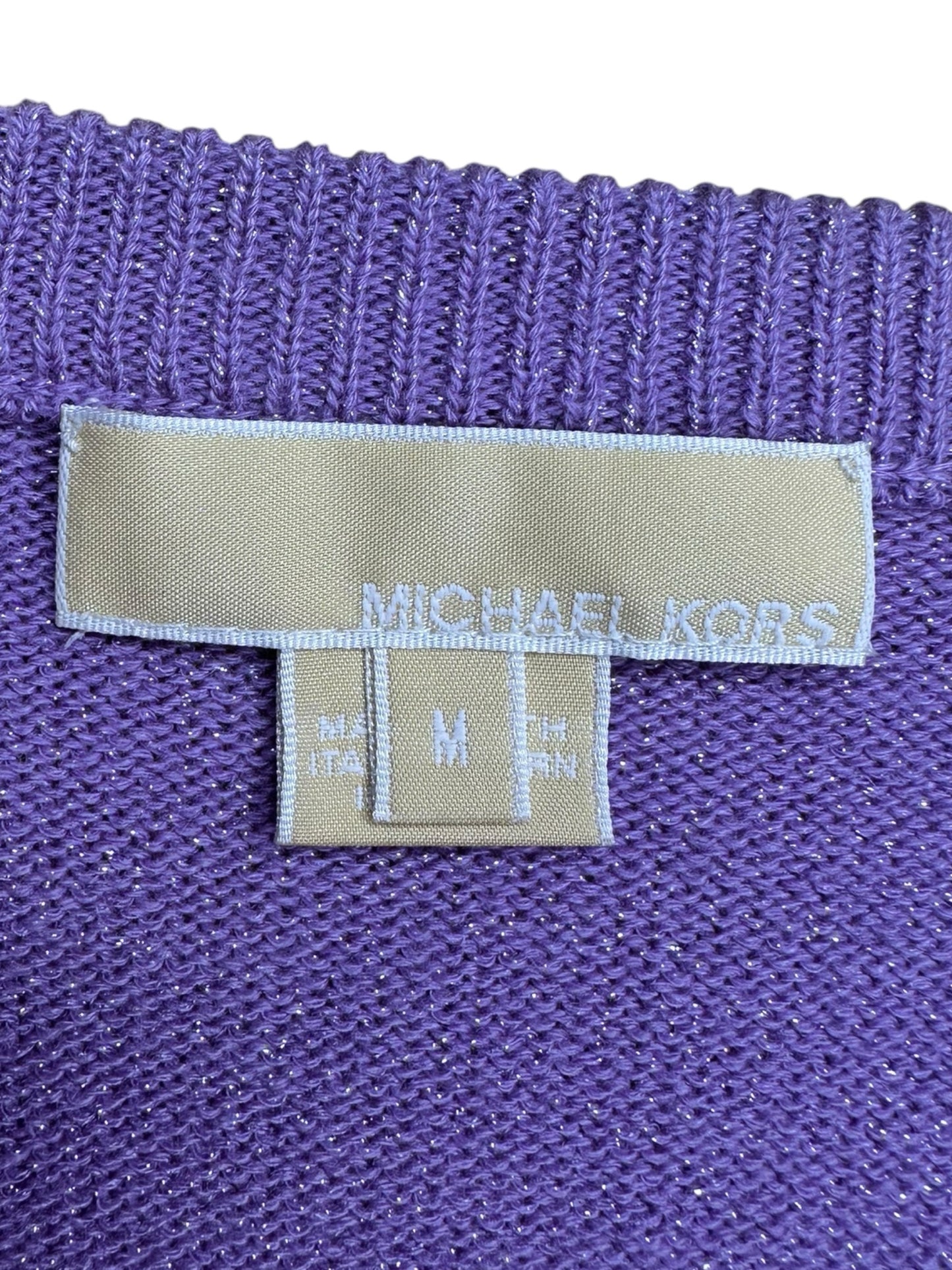 michael kors Cashmere Blend Purple 2 PC Knit Set Size M