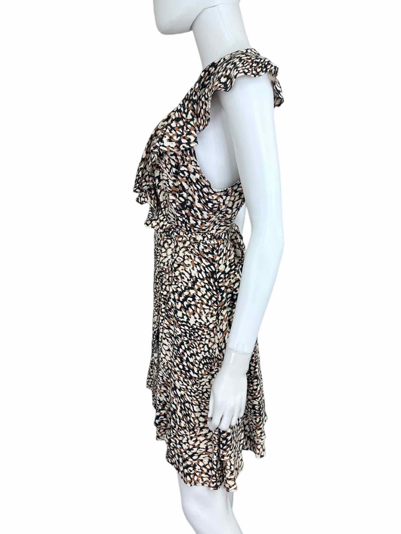 Free People NWT Leopard Print Wrap Dress Size M