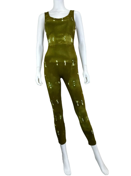 of earth & salt Green Tie Dye Catsuit Size S