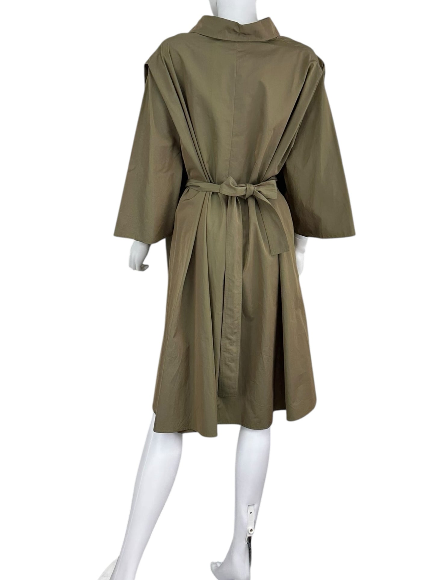 GIVENCHY NWT Olive 100% Cotton Shirt Dress Size M