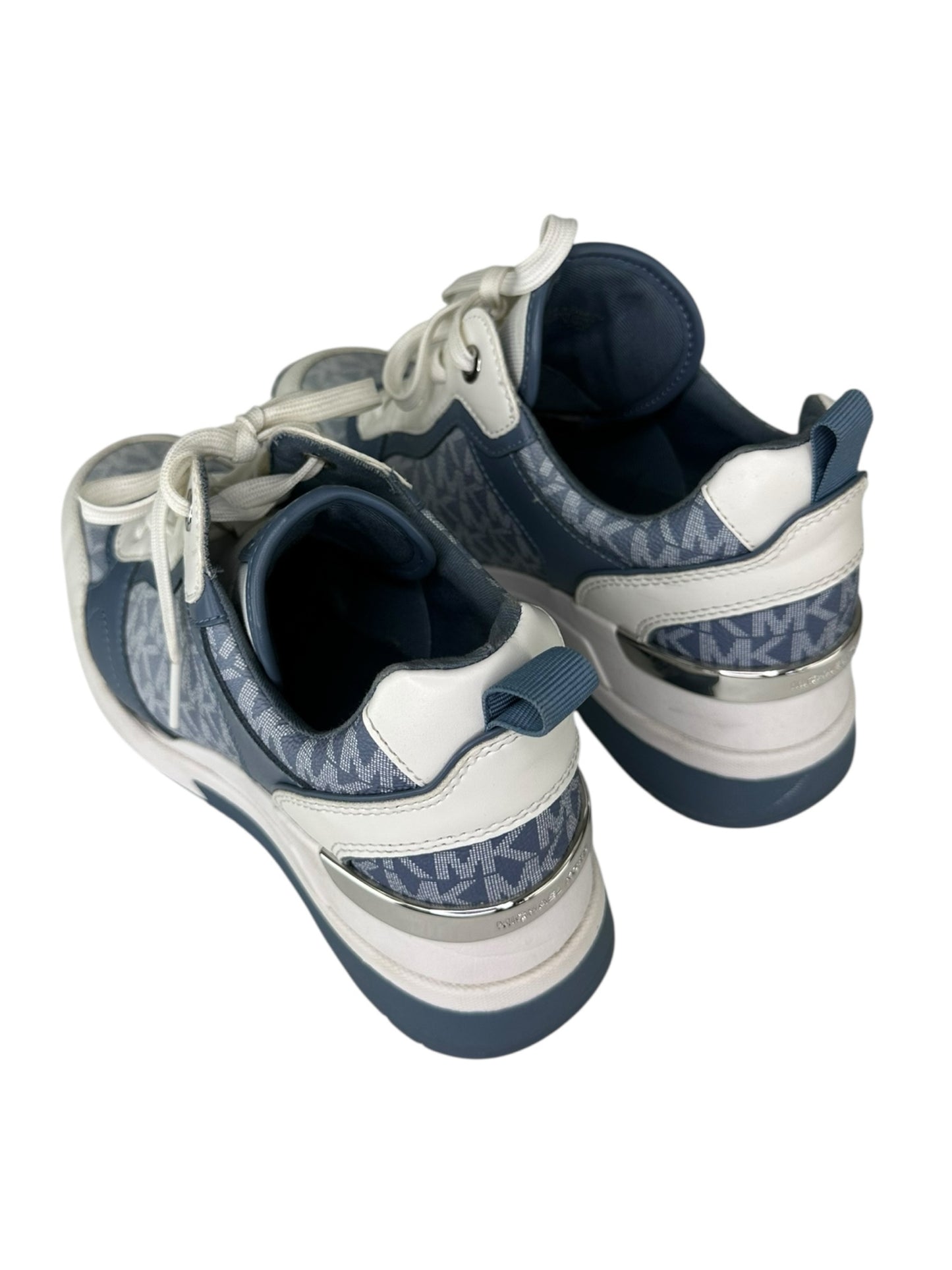 MICHAEL Michael Kors Blue Georgie Trainer High Top Sneakers Size 7