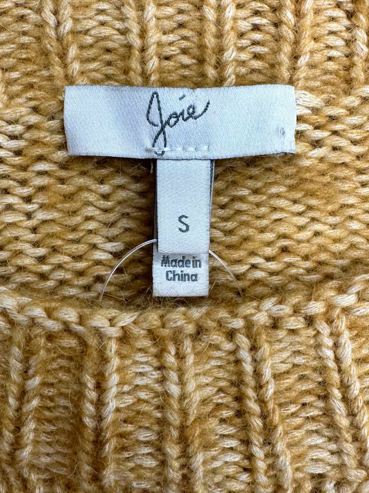 joie Yellow Wool Mohair Sweater Size S